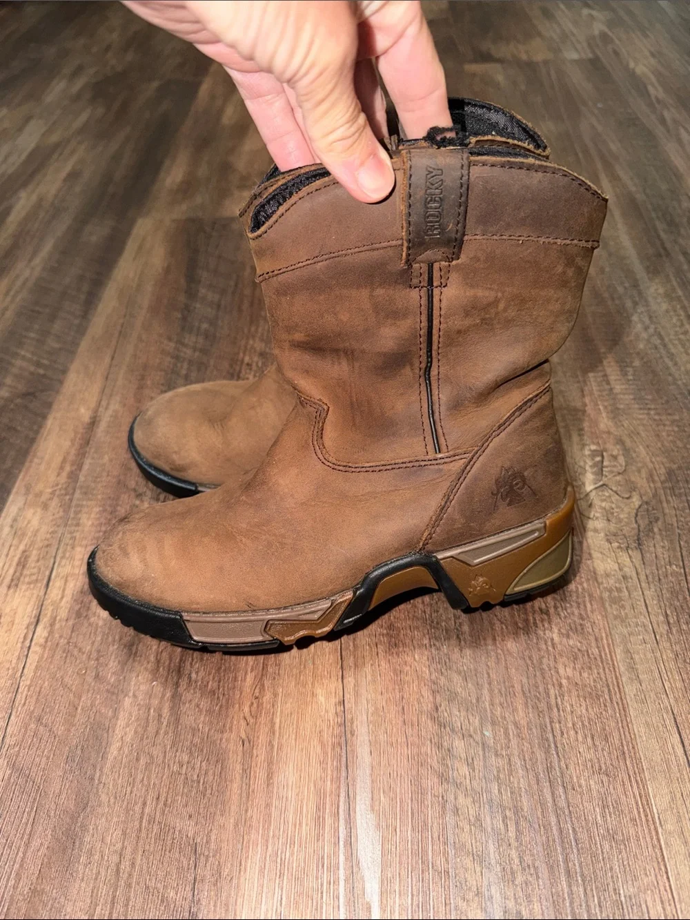 Rocky Kids Work Boots size 2M